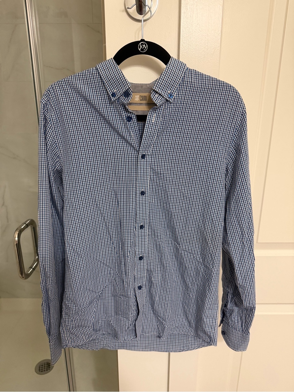 Plaid Button Down Shirt Blouse